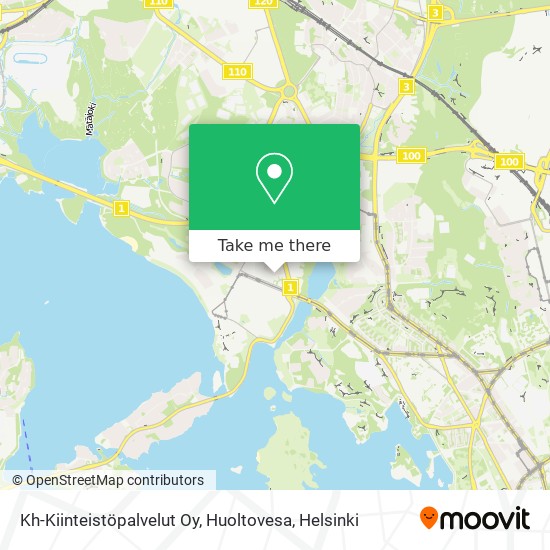 Kh-Kiinteistöpalvelut Oy, Huoltovesa map