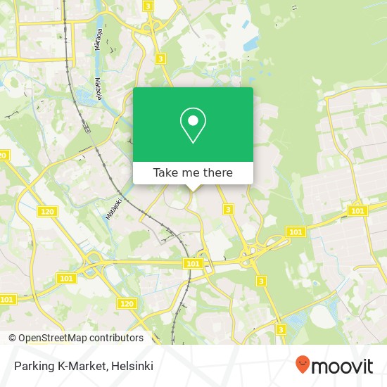 Parking K-Market map
