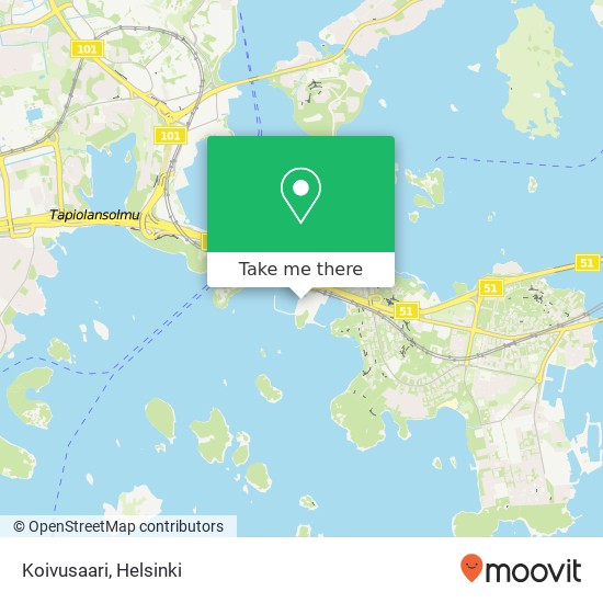 Koivusaari map