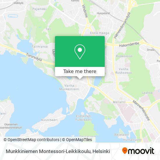 Munkkiniemen Montessori-Leikkikoulu map