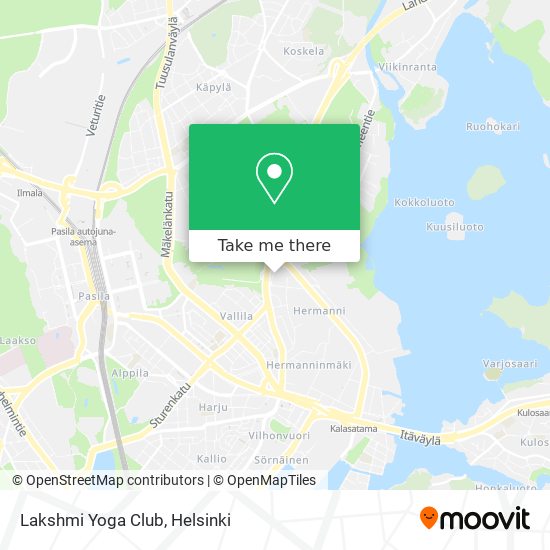Lakshmi Yoga Club map