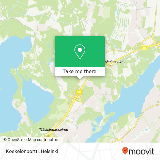 Koskelonportti map