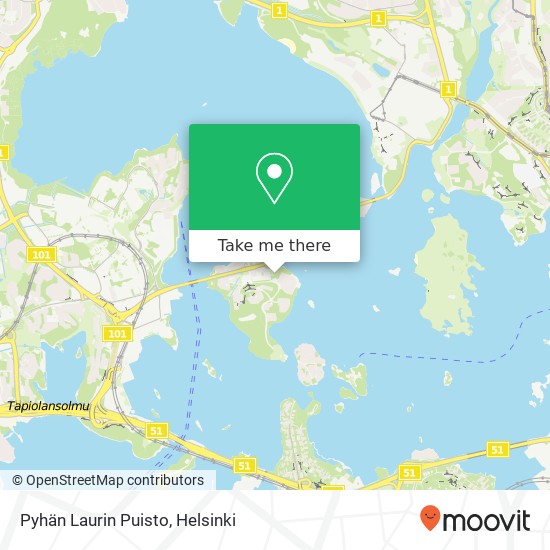 Pyhän Laurin Puisto map