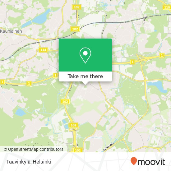 Taavinkylä map