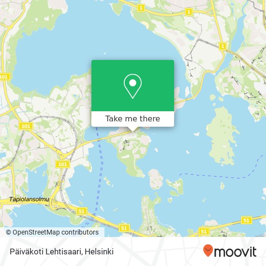 Päiväkoti Lehtisaari map