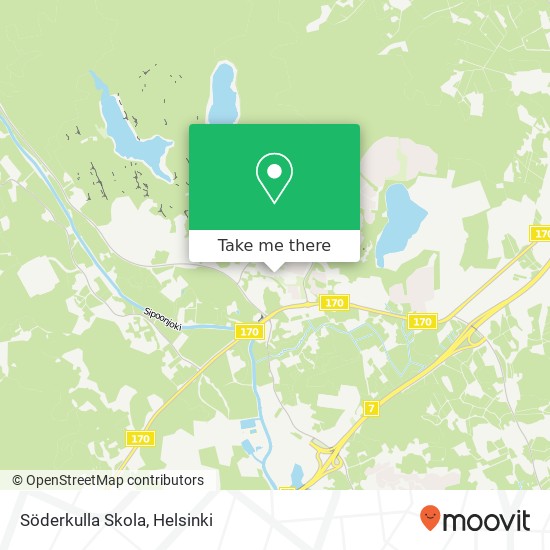 Söderkulla Skola map