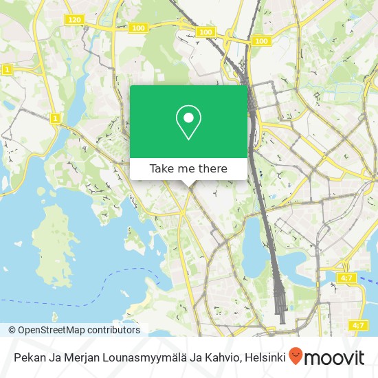 Pekan Ja Merjan Lounasmyymälä Ja Kahvio map