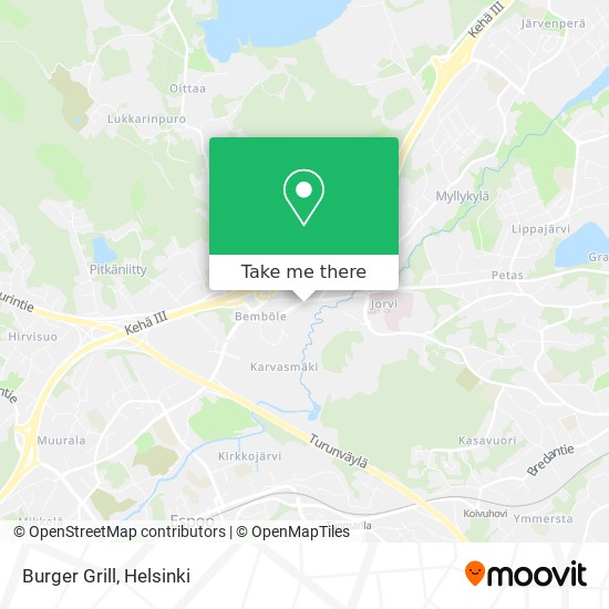 Burger Grill map