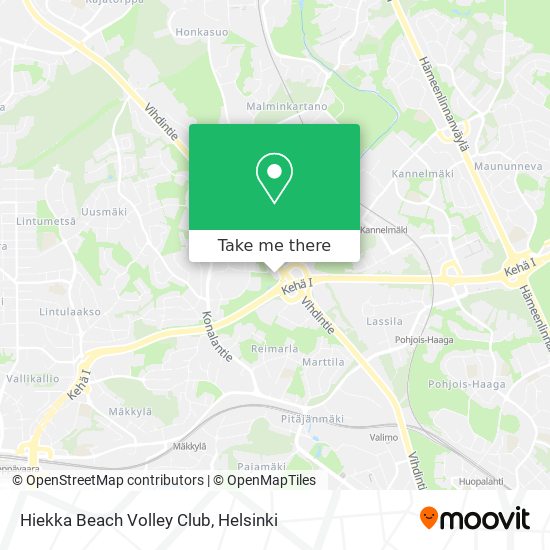 Hiekka Beach Volley Club map