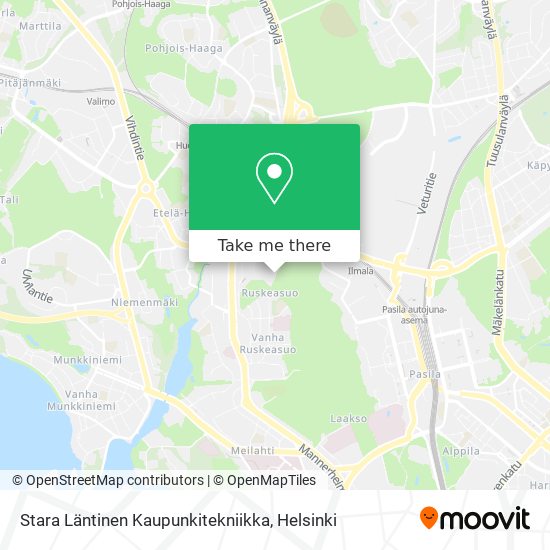 Stara Läntinen Kaupunkitekniikka map