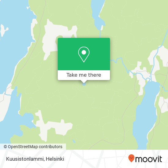 Kuusistonlammi map