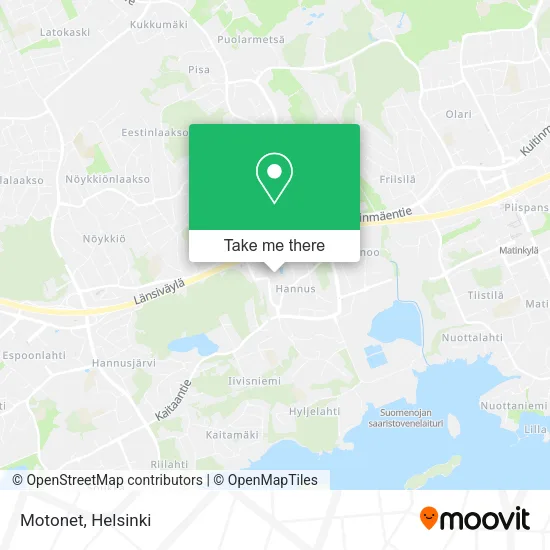 Motonet map