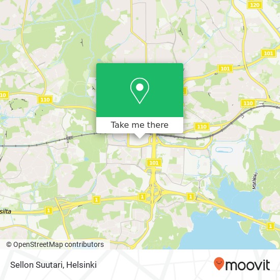 Sellon Suutari map