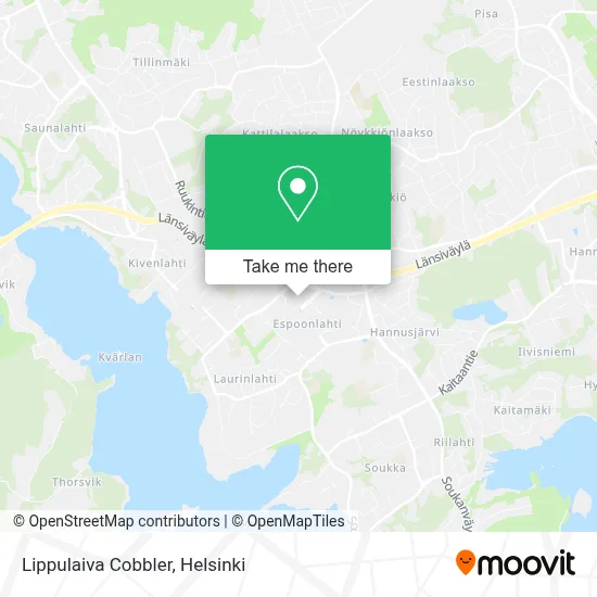 Lippulaiva Cobbler map