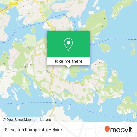 Sarvaston Koirapuisto map