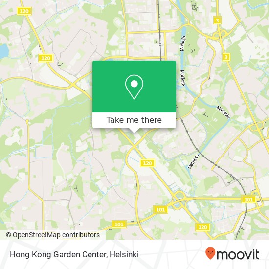 Hong Kong Garden Center map