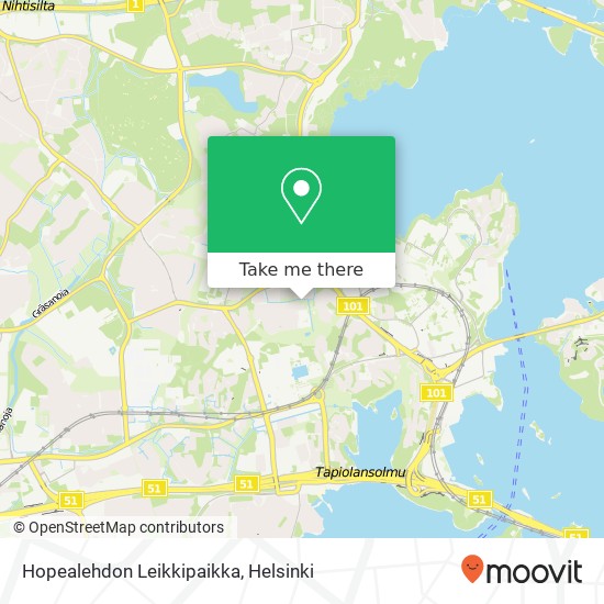 Hopealehdon Leikkipaikka map