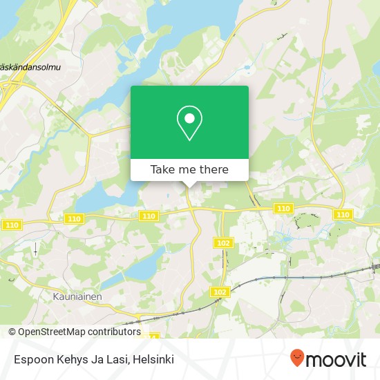 Espoon Kehys Ja Lasi map