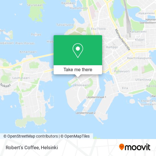 Robert's Coffee map