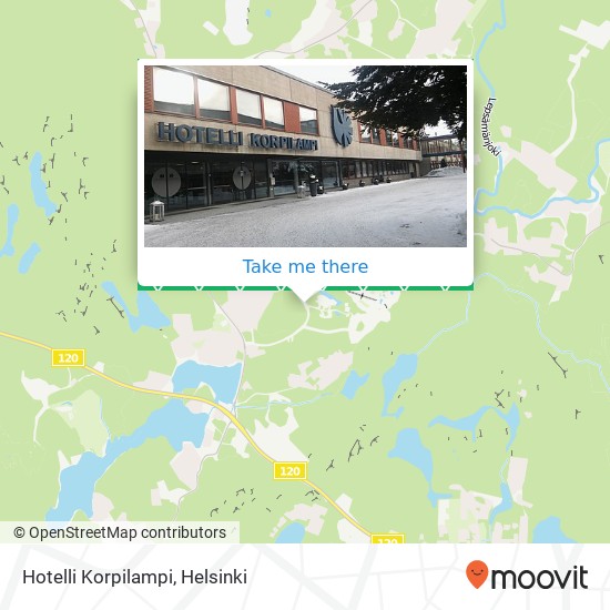 Hotelli Korpilampi map