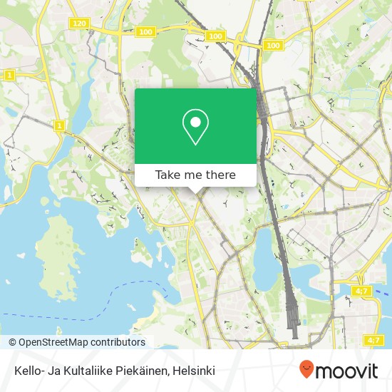 Kello- Ja Kultaliike Piekäinen map