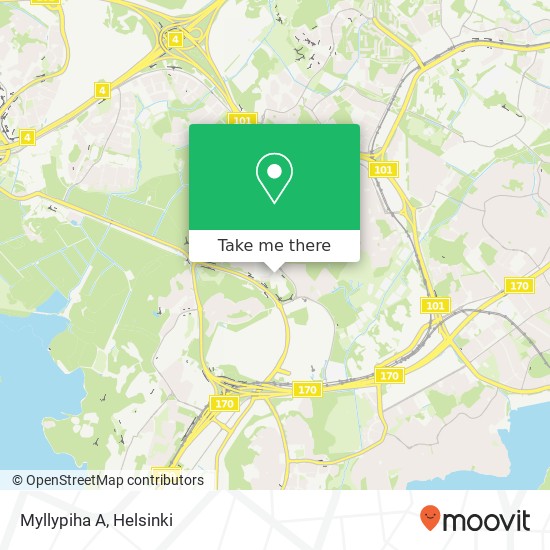 Myllypiha A map