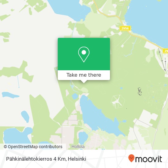 Pähkinälehtokierros 4 Km map