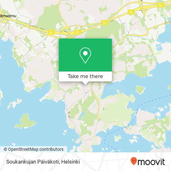 Soukankujan Päiväkoti map