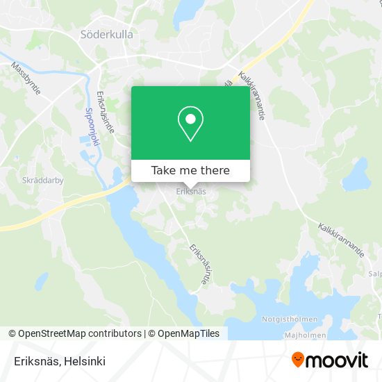 Eriksnäs map