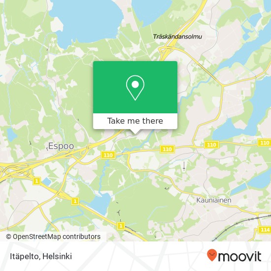 Itäpelto map