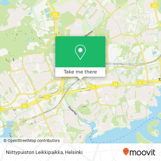 Niittypuiston Leikkipaikka map