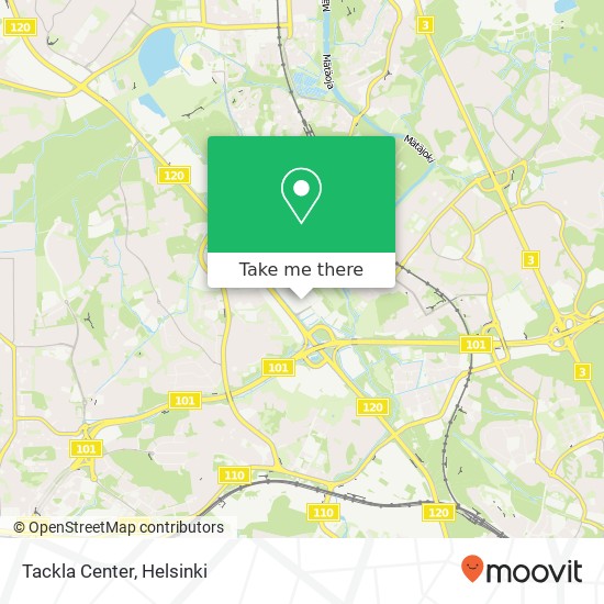 Tackla Center map