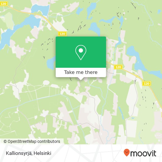 Kallionsyrjä map