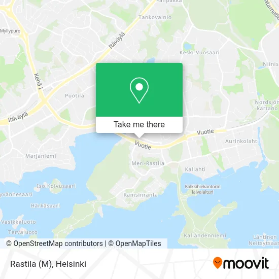 Rastila (M) map