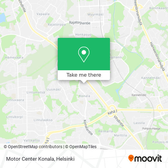 Motor Center Konala map