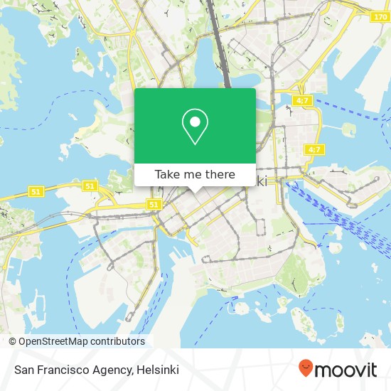 San Francisco Agency map