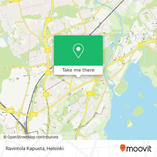 Ravintola Kapusta map