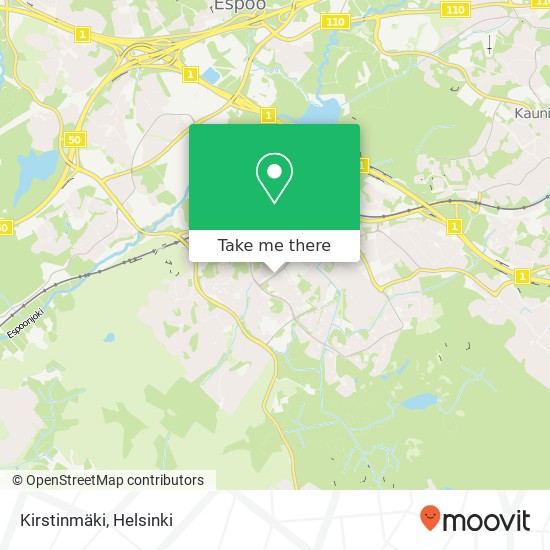 Kirstinmäki map