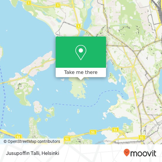 Jusupoffin Talli map