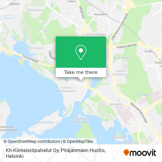 Kh-Kiinteistöpalvelut Oy, Pitäjänmäen Huolto map