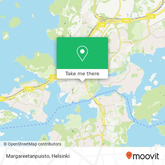 Margareetanpuisto map