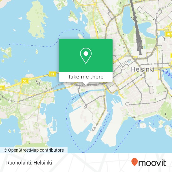 Ruoholahti map