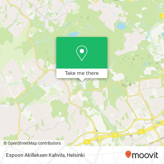 Espoon Akilleksen Kahvila map