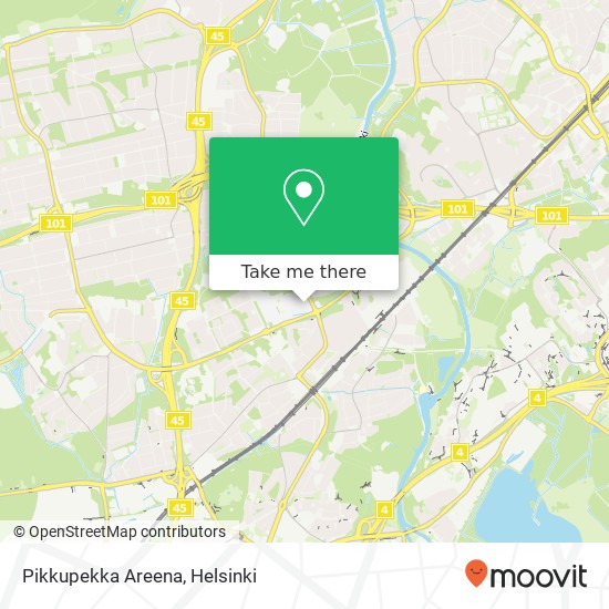 Pikkupekka Areena map