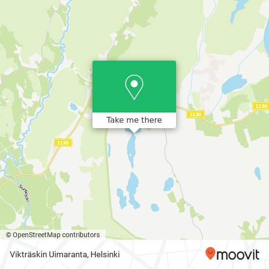 Vikträskin Uimaranta map