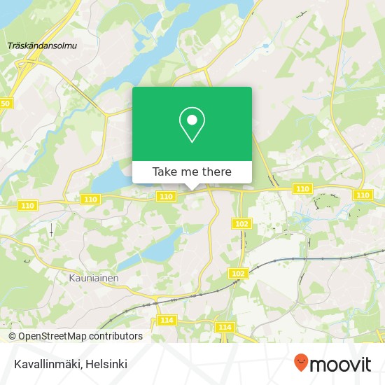 Kavallinmäki map