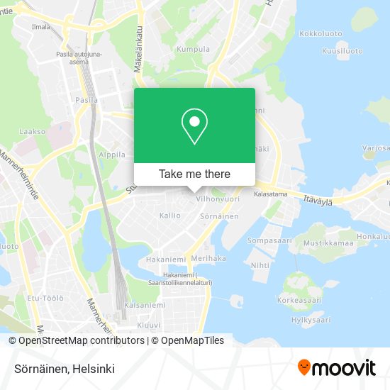 How to get to Sörnäinen in Helsinki by Bus, Metro or Train?