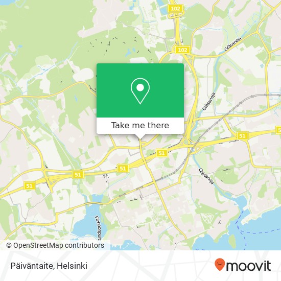 Päiväntaite map