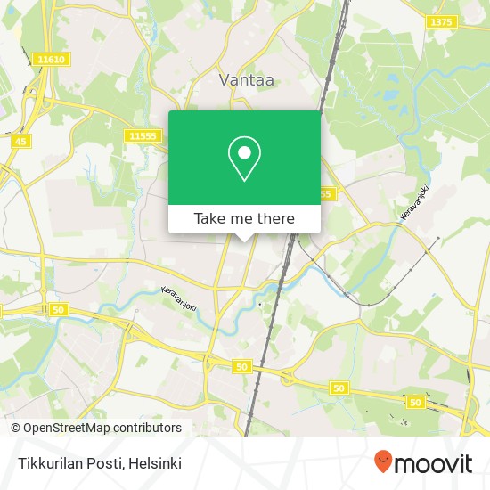 Tikkurilan Posti map