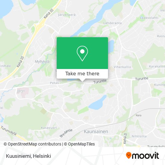 Kuusiniemi map